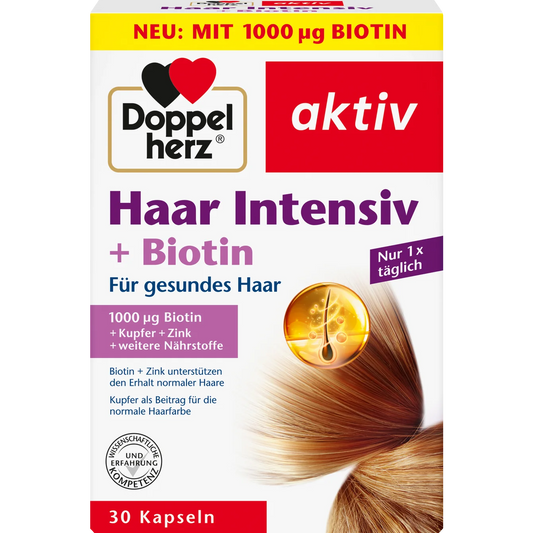 Double heart Hair Intensive + Biotin Capsules 30 capsules