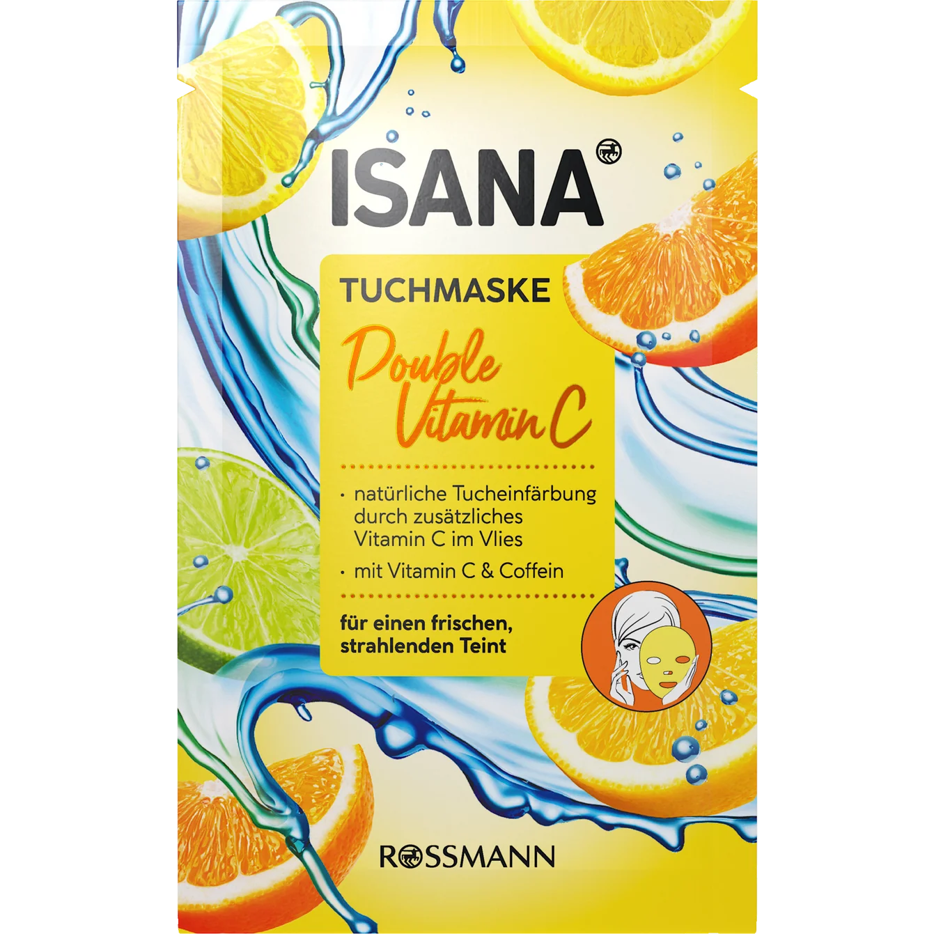 Isana Sheet mask Double Vitamin C