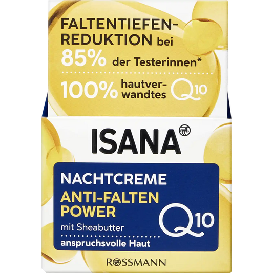 Isana Night Cream Anti-Wrinkle Power Q10 50 ml