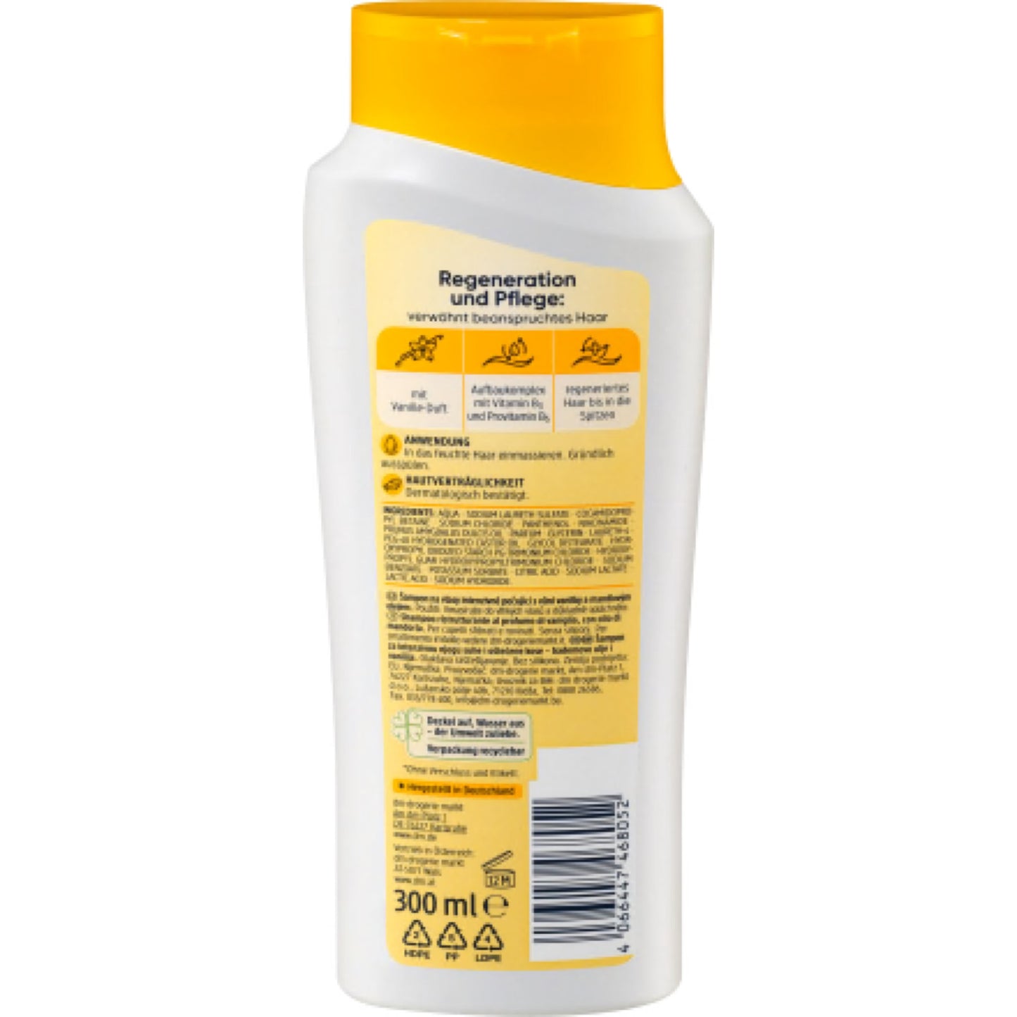 Balea Intensive care shampoo, 300 ml