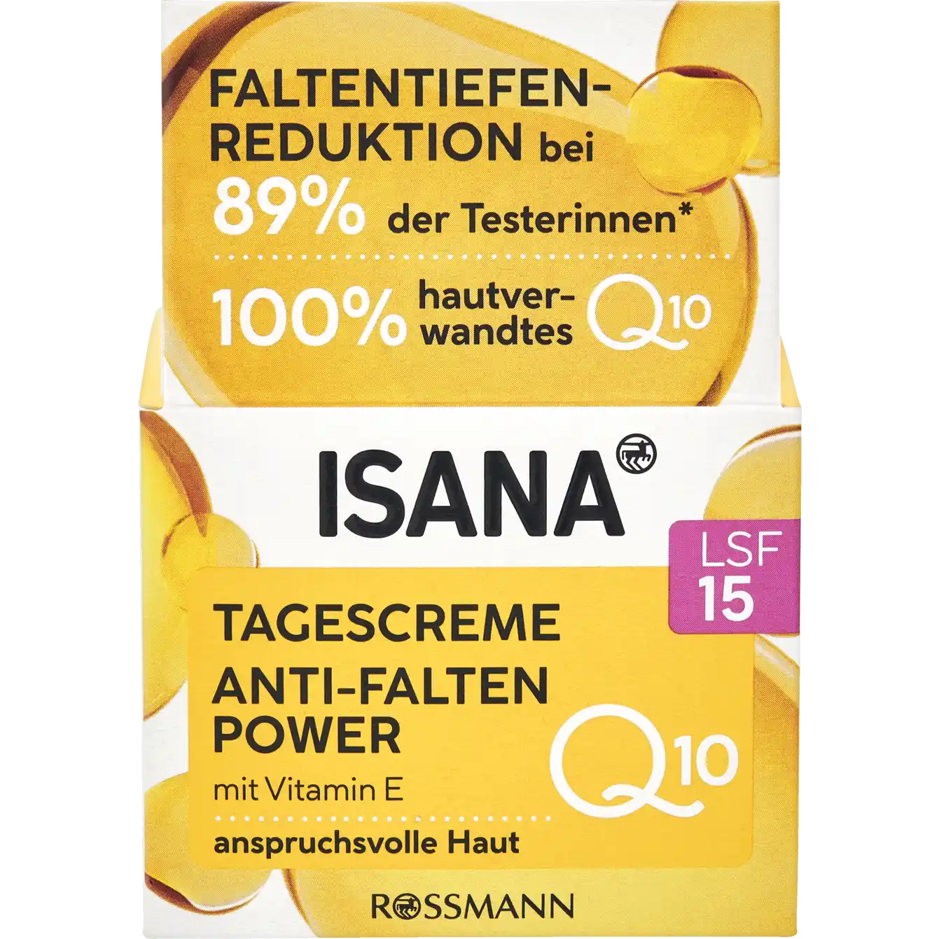 Isana Q10 Anti Wrinkle Day Cream SPF 15 50 ml