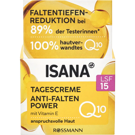 Isana Q10 Anti Wrinkle Day Cream SPF 15 50 ml
