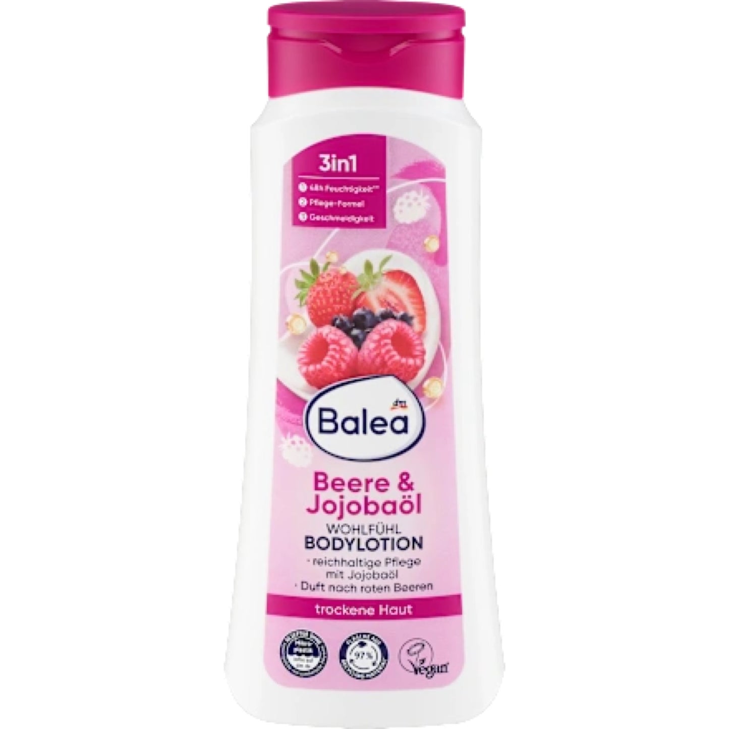 Balea Feel-good body lotion berry & jojoba oil, 400 ml