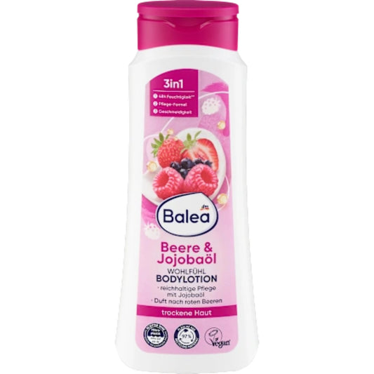 Balea Feel-good body lotion berry & jojoba oil, 400 ml