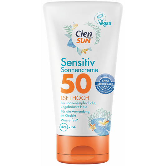 Cien Sunscreen Sensitive Face SPF 50 high 50ml