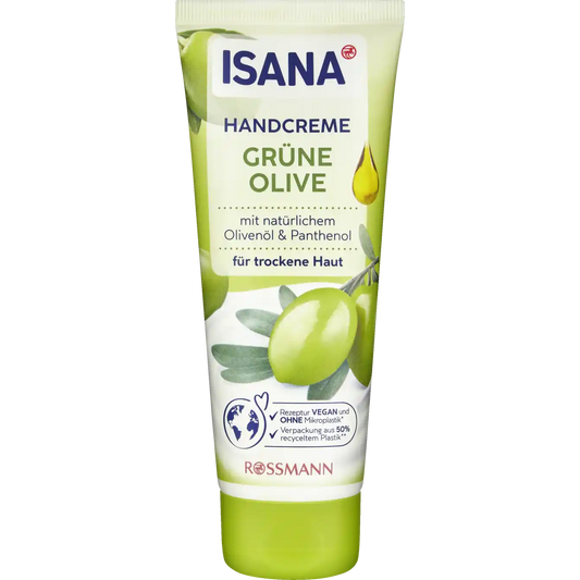 ISANA Hand Cream Green Olive 100 ml
