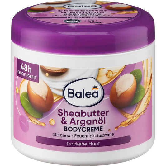 Balea Body cream shea butter & argan oil,500 ml