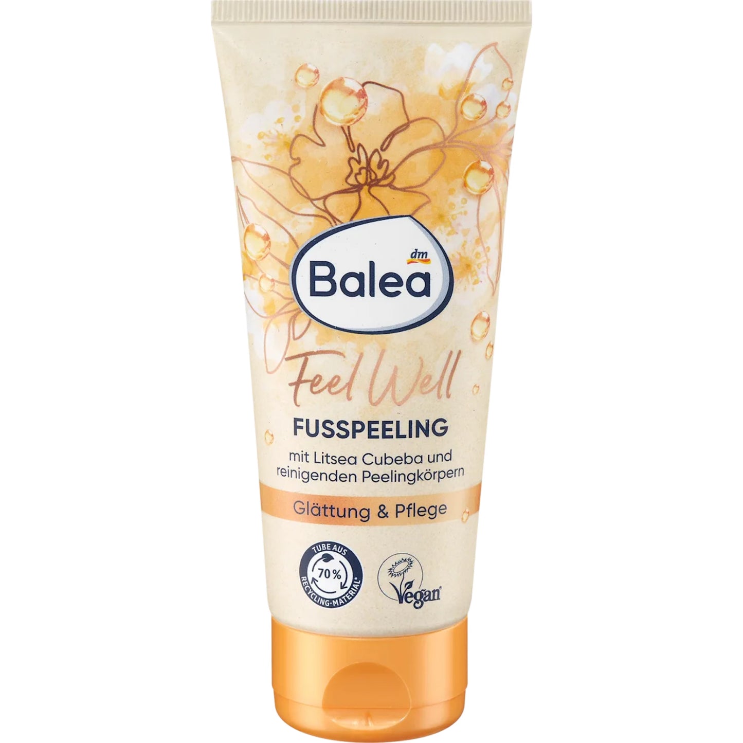 Balea Foot peeling Feel Well Litsea Cubeba, 100 ml