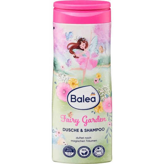 Balea Children's Shower & Shampoo 2in1 Fairy Garden, 300 ml