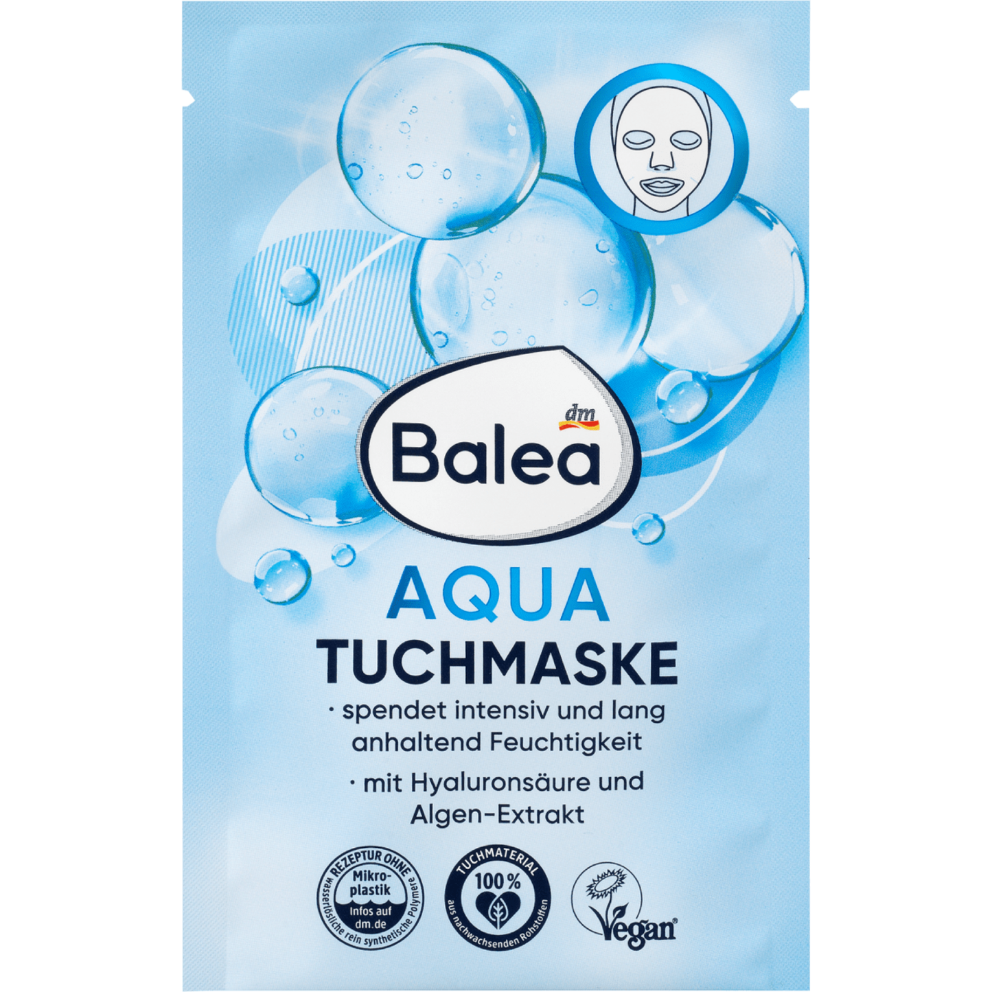 Balea Aqua sheet mask, 1 piece