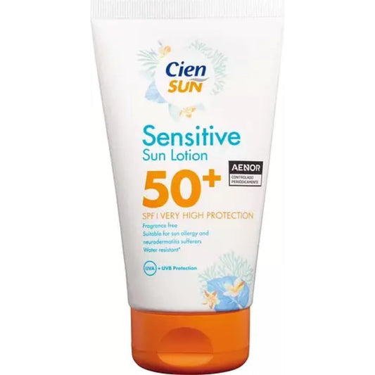 Cien Sensitive Sun Lotion SPF 50+, 150ml