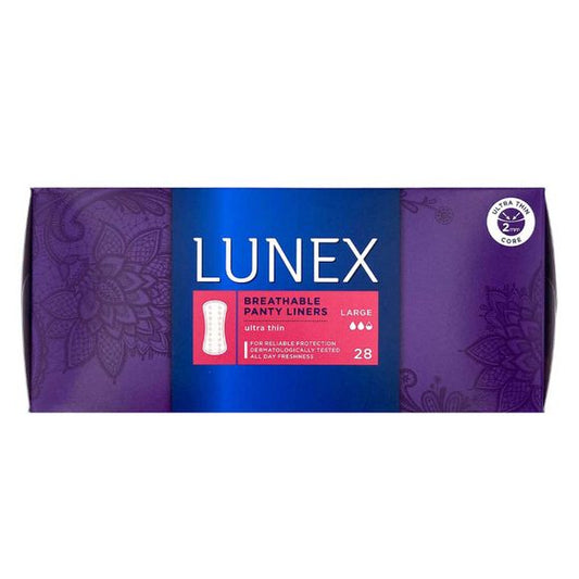 Lunex Panty Liners - Large 28 Pack
