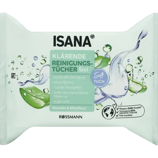 Isana 5in1 cleaning wipes