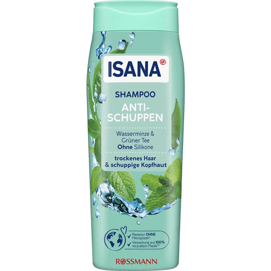 ISANA Shampoo Anti-Dandruff Water Mint & Green Tea