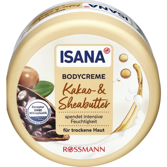 ISANA Body cream cocoa & shea butter 500 ml