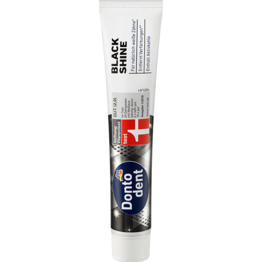 Dontodent Toothpaste black shine, 75 ml