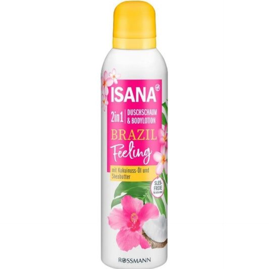ISANA 2in1 Shower Foam & Body Lotion – Brazil Feelings
200 ml