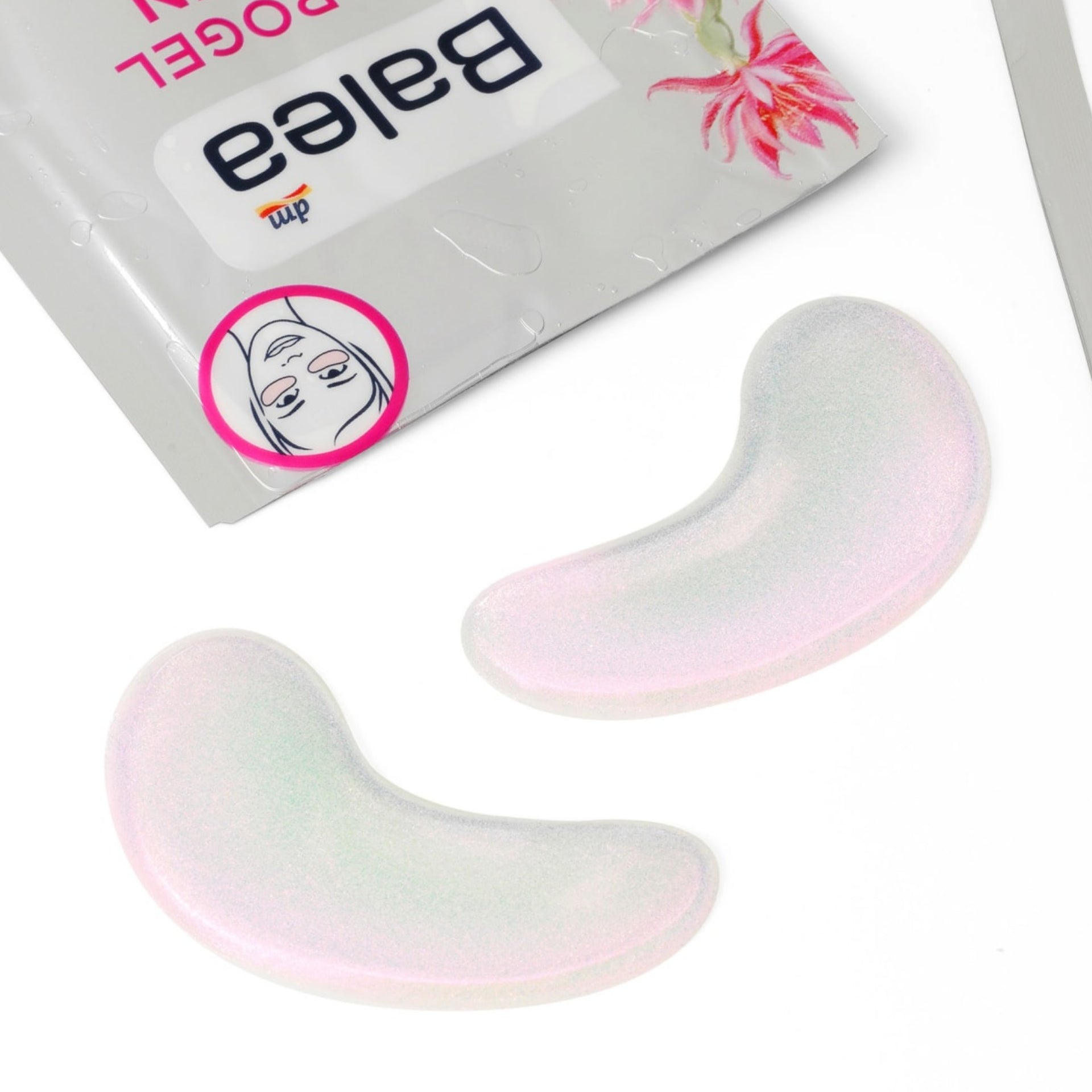 Balea Eye Pads Hydrogel Glitter, 2 pc - German Drugstore