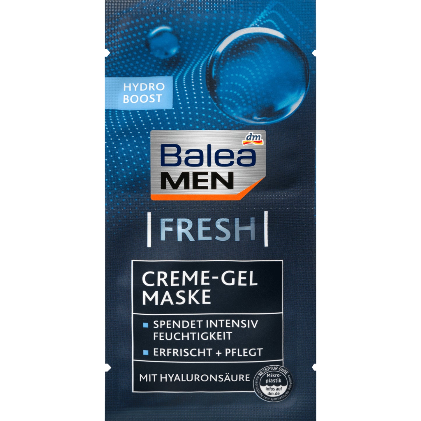 Balea MEN Fresh cream gel mask,16 ml