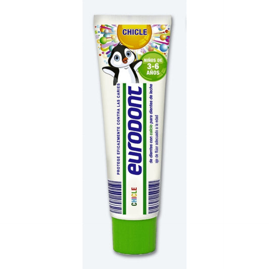 Eurodont Toothpaste Bubble gum, for children aged 3–6 years