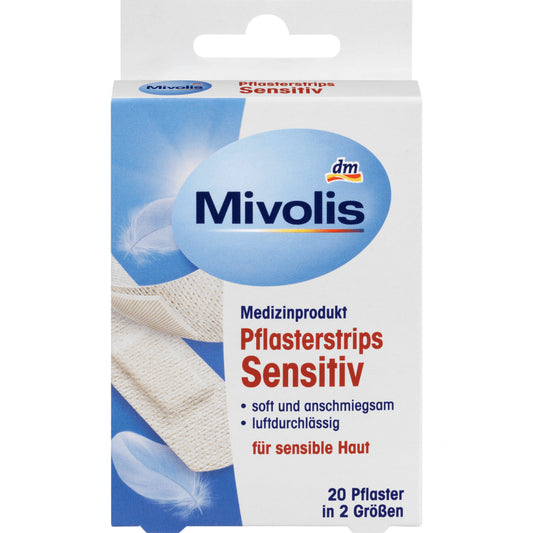 Mivolis
Plaster strips sensitive, 20 pcs