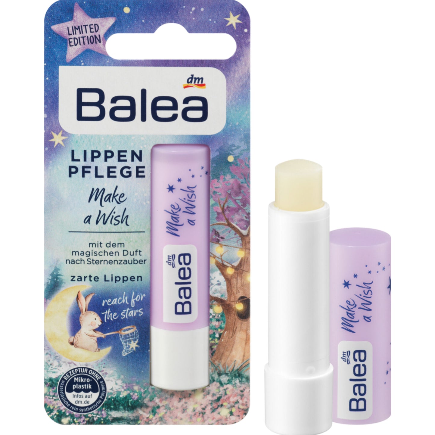 Balea Make a Wish lip balm, 4.8 g