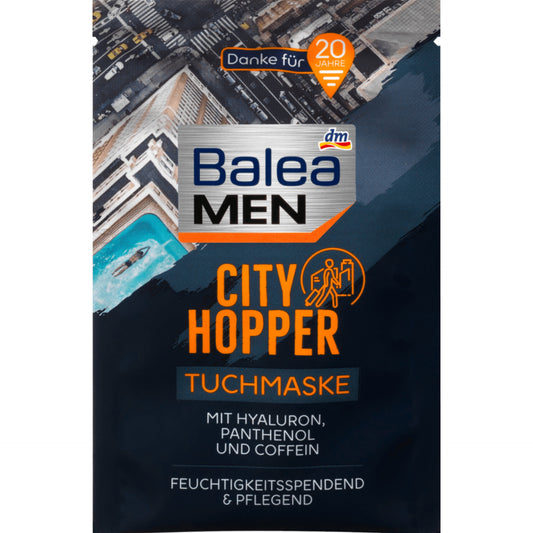 Balea MEN Sheet mask City Hopper, 1 pc