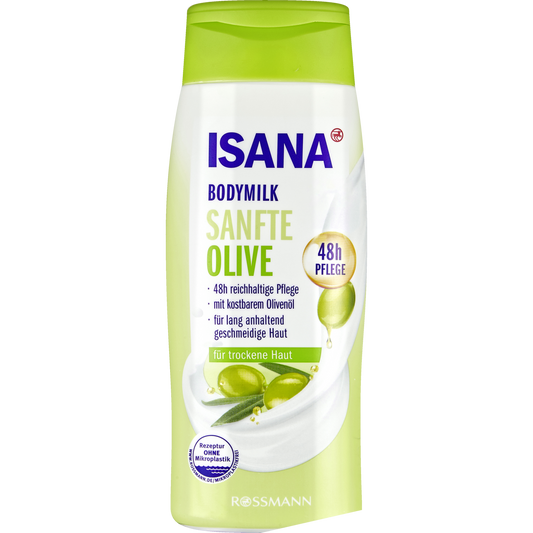 Isana Body milk gentle olive 400 ml