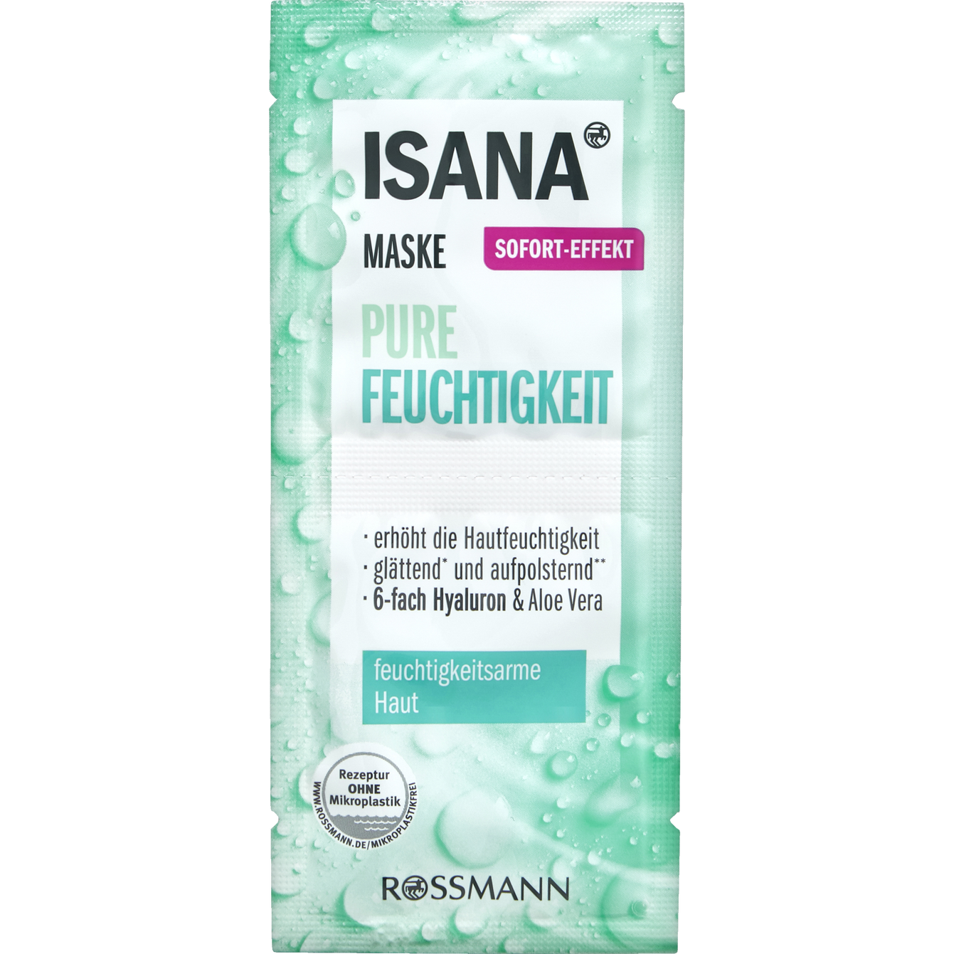 Isana Pure moisture mask16 ml
2x8 ml = 2 applications