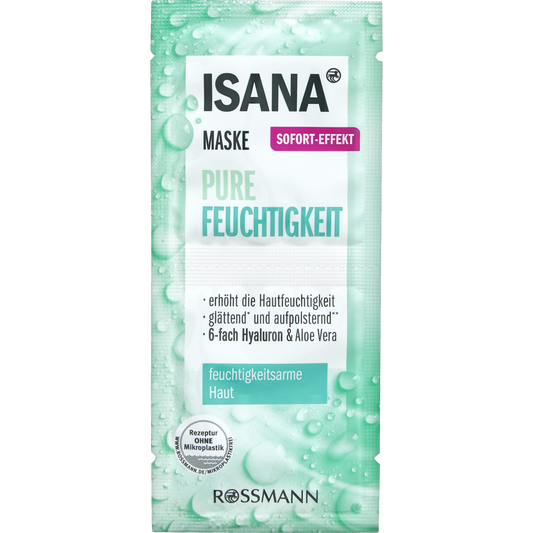 Isana Pure moisture mask16 ml
2x8 ml = 2 applications