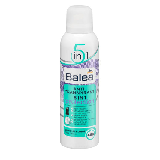 Balea Deodorant spray antiperspirant 5in1 protection, 200 ml