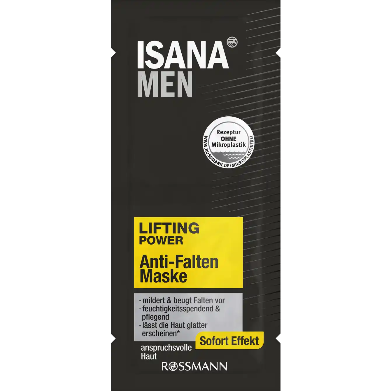 ISANA MEN Lifting Power Anti-Wrinkle Mask 16ml 2x 8 ml = 2 applications