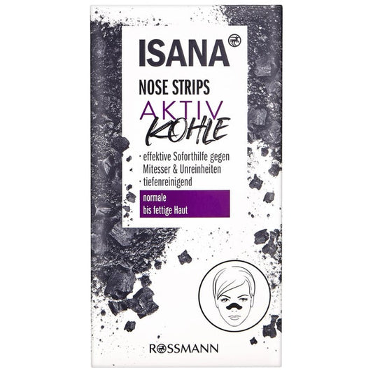 ISANA NOSE STRIPS ACTIVATED CHARCOAL