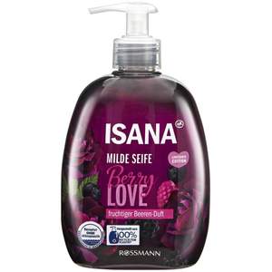 ISANA Mild Soap Berry Love Dispenser 500 ml